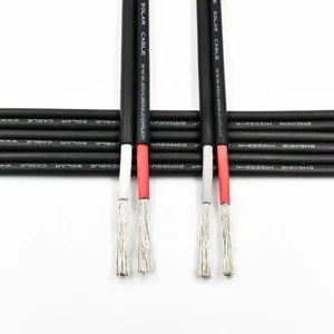 Slocable DC XLPE/XLPO Double Copper 1500V PE High Voltage Photovoltaic Solar Cable for Solar Energy System