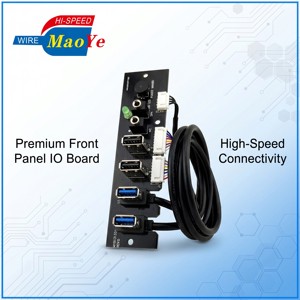 Desktop Computer Front Panel I/O Cable Assembly Dual USB3.0 HD Audio Power Reset Switch LED PVC for ATX/M-ATX/ITX Chassis Stock