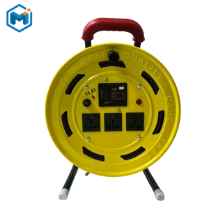 Manchange Factory Foot Extension Cord Reel 50M 2.5mm With Circuit Breaker Extension Cord Reel Extension Cord