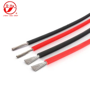 TUV Certificated H1Z2Z2-K 1X4mm2 PV Cable Solar Cable 6mm Electrical Wires