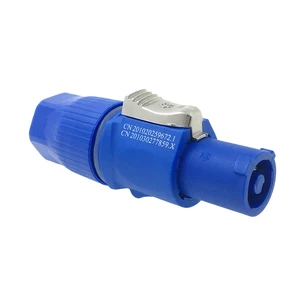 Powercon Cable Audio Connector SREXACT SVP592FA-BL 20A AC240V Female for Stage Lights-Essential Connector