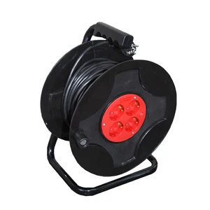 4 Socket Cable Reel Extension Cord 20M 2500W IP20 16A CCA 3x1.5mm2 Without Earthing Extension Cord Reel Industrial Power Reel