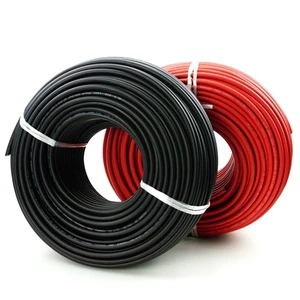 100m Solar Pv 2.5mm 4mm 6mm 10mm Wire TUV Photovoltaic Solar Pv Cable
