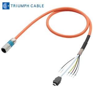Custom Industrial Control Harness Solutions Servo Power Cable S210 Flexible Cable6FX5002-8QN11 Single Cable Sleeve Data Cable