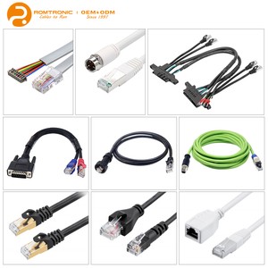 Waterproof RJ45 IP67 Industrial Ethernet Plug Cable Assembly Outdoor Automation Control System Made China Guatemala