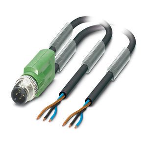 Phoenix Contact SAC-3P-M12Y/2X5,0-PUR 1669754 M12 Y 3 Pole Sensor Actuator Distributor Cable 5m For Industrial Automation