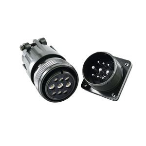 MS3102E-24-11P Circular Thread Waterproof Servo Power Line Connector with Copper Contacts IP67 Rated for Aviation Use