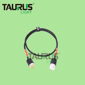 Edison Plug In/out 3x 1.5 or 3x 2.5 Edison Power Cable for Stage Light or Led Screen Audio Equitment