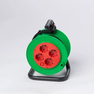 Customized Various Length Fast Charger 15M Power Cords3 Pin Cabel Reel Indoor Power Extension Cable Reel
