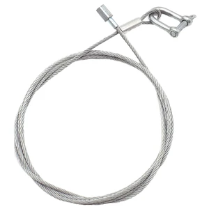 ASI Standard 3.0mm Stainless Steel Wire Trailer Towing Cable Galvanized D Shackles Bending Cutting Processing Welding Included