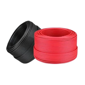 China Factory PV1-F Solar DC Cable for Certification 4mm Tinned Copper XLPO Insulation IP66 0.6/1.0KV for Power Station