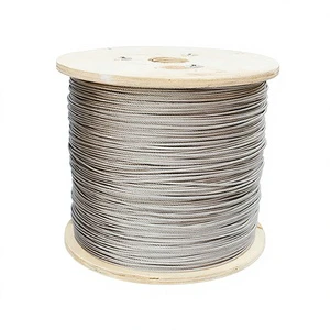 304 Stainless Steel Wire Rope 1x7 Strand 0.45 mm Corrosion Resistant Cable Marine Reels Outdoor Rigging