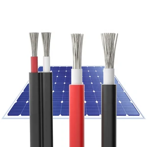 4mm /12 AWG Copper Solar Cable H1Z2Z2-K 1500V DC Double Insulated XLPO UV Resistant IP67 Rated CE ROHS for Solar Panel