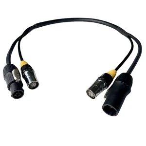 FCONNR PowerCon Black True1 Ethercon 3*2.5MM^2 Plus Cat5e FTP Combi Combo Hybrid Cable
