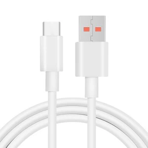 1M USB-A to Type-C 3A Super Fast Charging Cable PVC Jacket Braid Shielding Pure Copper Conductor Camera