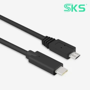 Fast Charge 5V 2.4A USB-C to Micro USB Cable for for Barcode Scanner Camera