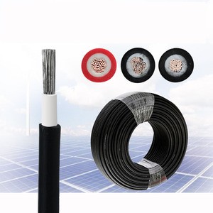 Solar Photovoltaic DC PV Cable 1.5/2.5/4mm Tinned Copper Core Cross-linked PVC/LSOH Insulation Industrial High Voltage Solar