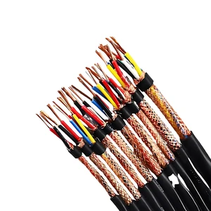 Flexible Stranded Soft Copper Conductor Wire Flame Retardant Overall Shielded PVC Jacket 300/500V IP20 Industrial Control Cable