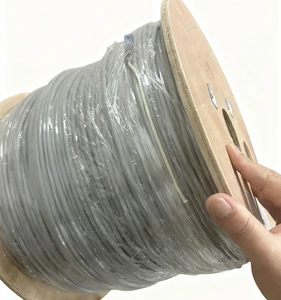 Indoor/Outdoor FTTH 1-Core Fiber Optic Cable 500m 4.6mm Double Sheath 5.0mm G657A2 1km Drop Cable Optical Fiber Equipment