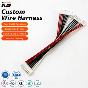 Custom Length 2.0 mm Pitch Series Wire Harness Male Female Pin Crimp Terminal Servo Adapter Plug Connector Cable Assembly