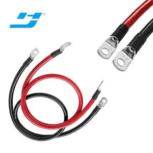 Battery Cable,10mm² 16mm² 25mm² 35mm² Battery Cables with Terminals, Pure Copper Battery Cables