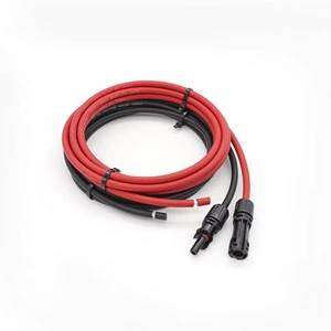 Flexible Solar Cable DC-00 14AWG 2.5mm2 1 Meter Extension Wire For Solar Energy System Photovoltaic Connector Cable