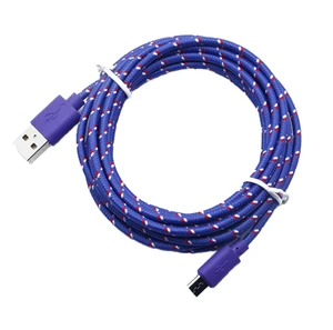 1m 2m 3m Nylon Braided Pure Copper 3A Fast Charging USB Type-C Cable for Mobile Phone Camera & Earphone