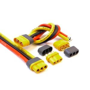 Customized MR60 3 Pin Pigtail Power Cable with Original Amass Connector 12AWG MR60-M MR60-F Male Female