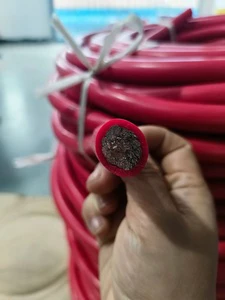 7AWG 12 SQ MM Soft Silicone Cord Wire Battery Line Power 2400/0.08mm Terminal Silicone Cable Tinned Copper Wire