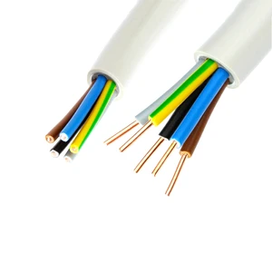 Multicore Cord 2 3 4 5 Core Wire Cable 0.75mm 1.5mm 2.5mm 4mm 6mm Copper Nym Cable 16mm PVC Flexible Cable