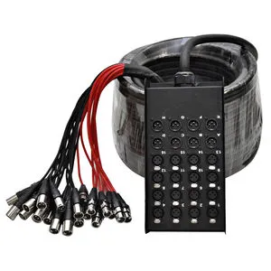 Custom 24 Channel XLR Audio Cable Snake for Stage Show