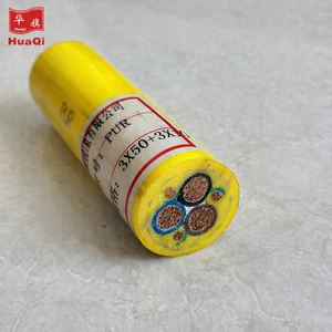 Huaqi PVC Sheathed Tinned Copper Low Voltage IP68 Rated High-Flexible Industrial Cable for Drag Chain/Robot/Crane Applications