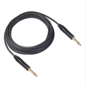Mono Gold Plated Audio Cable 6.35mm Male to 3.5 Male Auxiliary Cable for Speaker Guitar