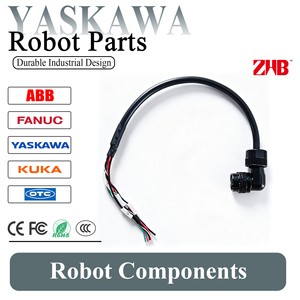 MH24 U Axis L Axis Encoder Cable YASKAWA Servo Motor Connector MH24 Industrial Robot Wiring Harness Spare Part 1 Year Warranty
