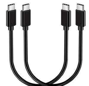 USB 3.1 C to USB C Cable 100W 1ft Fast Charging PD Cord 10Gbps High Speed Data Video 10g 4k High Speed Data Transfer Cables