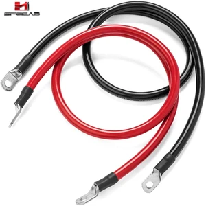 Power Battery Cable 3 Foot 4 Gauge AWG Wire Set 5/16