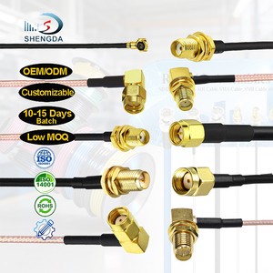 Coaxial Cable RG316 RG174 RG178 RG58 Pigtail Jumper Cable SMA RF Coax Cable Assembly Communication Cables