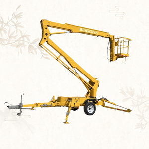 BEIGONK 380v Cable Sling Available For Sale Tow Lift Trailer Mounted Towing Lifts Boom Self-Propelled Cherry Picker Spider Lift
