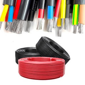 High-Voltage 6mm 4mm Solar Energy System Power Cables Low-Voltage DC PVC XLPE Double Insulated Copper Wire Stranded Cable