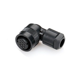 JN1 10 Pin Right Angle Connector IP67 Waterproof One-Touch Lock for FANUC Servo Encoder