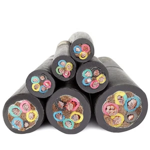 Professional Heavy 3/4/5/6/7/8 Core Power H05rn-f H07rn-f Rubber Sheath Reel Cable Crane Drum Cable
