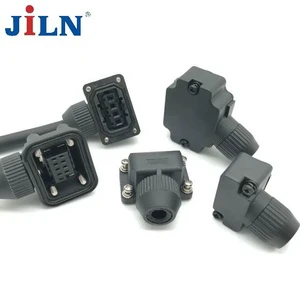 JILN 2022 Hot Selling Product Servo Motor Waterproof Plug M23 2 1 5pin Male Connector Servo Connector Servo Cable