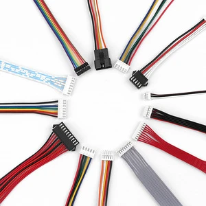 High Quality Custom Flat Cable JST XH SH VHR Electrical Wires Harness with JST Connector