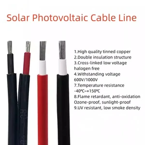 Solar Photovoltaic Cable PV DC Power Cable for Solar Energy System