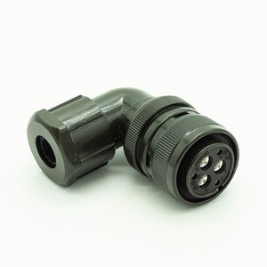 Factory Wholesale Automotive MS3108A-20-22SF 3pin Brass Contact Power Connector 90 Degree Plug & Socket