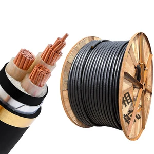 Yjv 0.6/1kv 5-Core XLPE & PVC Insulated Power Cable Reel Multi-Strand Aluminum Conductors Sizes 5x4mm2 5x6mm2 5x16mm2 5x35mm2