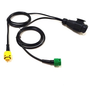 Trailer Cable Set with Pre-Wired 13 Pin Plug and 5-Pin Connector for Trailer Car Wiring Harness Rear Lights