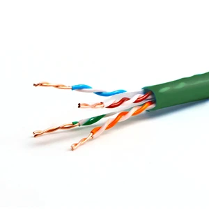 CAT6 Ethernet Cable Reel 305m Outdoor F/UTP UV Resistance 26AWG Waterproof PVC Oxygen-Free Copper Stranded