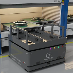 ChangTek Material Handling Equipment Electronic AGV Robotic Forklift For Warehouse Pallet Handling Smart Version 1T Load