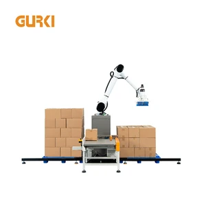 GURKI Automatic Collaborative Robot Palletizer Machine For Food Industry 8-11 Times/Min 30KG Load 1 Year Warranty